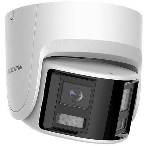 Camera IP ColorVu Hikvision DS-2CD2347G2P-LSU-SL, 4MP, lentila 2.8mm, 180 grade, lumina alba 30m, microfon, PoE, IP67