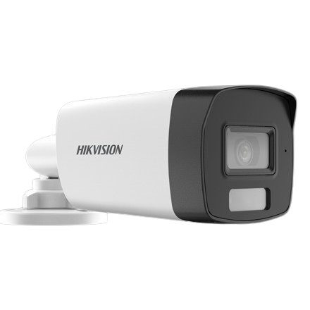 Camera Bullet Turbo HD Hikvision DS-2CE17U0T-LF(2.8mm), 8MP (4K), lentila fixa 2.8mm, Smart Hybrid Light 40m IR / 40m lumina alba, IP67