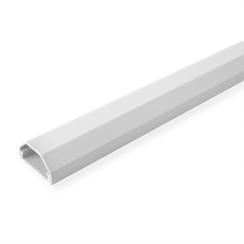 Organizator canal cablu aluminiu 33x18x110mm Alb, Roline 19.08.3110