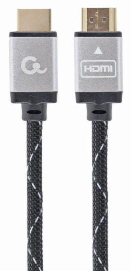 Cablu GEMBIRD CCB-HDMIL-1.5M, HDMI - HDMI, 1.5m, conectori auriti, 4K/60Hz (Negru)