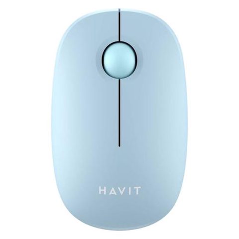 Mouse HAVIT MS57GT, 1600 dpi, 3 butoane, Wireless 2.4 GHz (Albastru)
