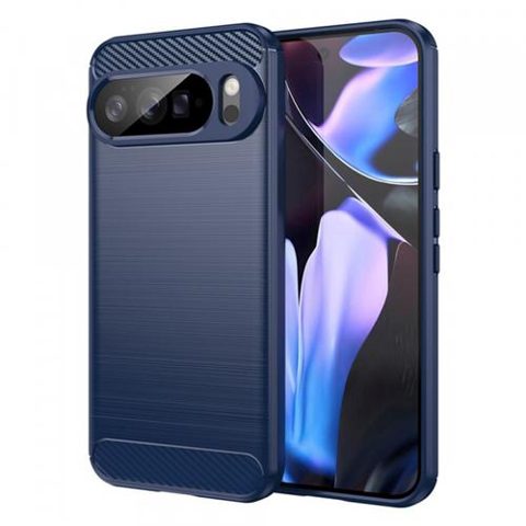 Husa pentru Google Pixel 10 Pro XL, Techsuit, Carbon (Albastru)