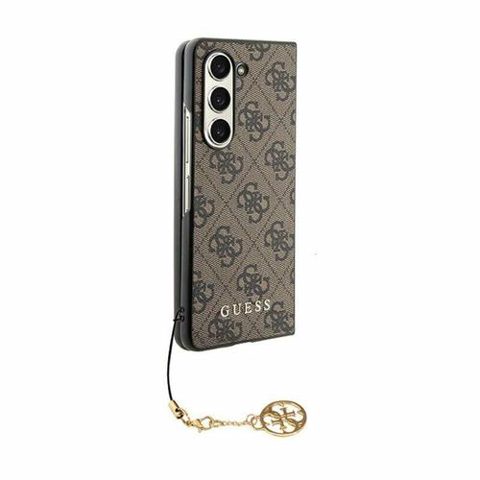 Husa de protectie Guess 4G Charms pentru Samsung Galaxy Z Fold 5 (Maro)