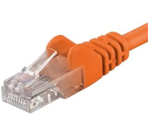 Cablu de retea UTP cat.6 0.5m orange
