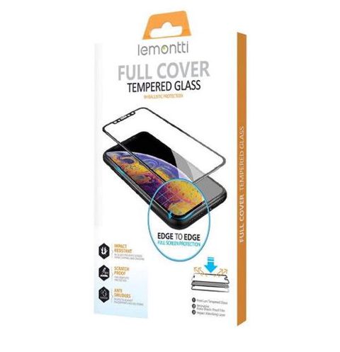 Folie Protectie Sticla Lemontti pentru Oppo A77 5G, 9H (Transparent/Negru)