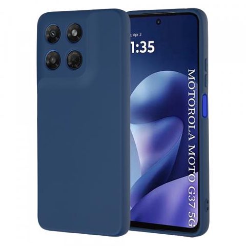 Husa pentru Motorola Moto G47 / G37 Power / G37, Techsuit, SoftFlex, Albastru