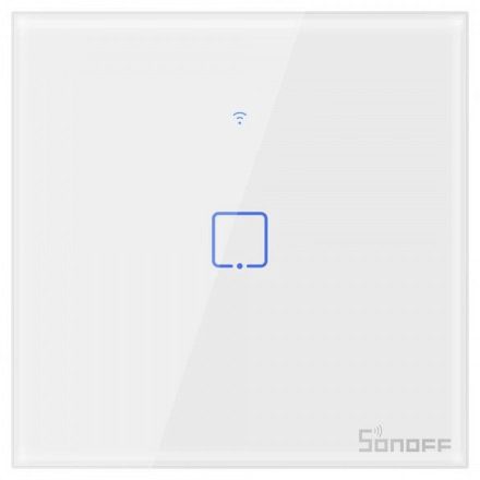 Intrerupator inteligent cu touch Sonoff T0 EU TX , WiFi, 1 canal 6920075725506
