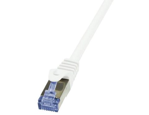 Cablu S/FTP LogiLink CQ3061S, Cat.6A, Patchcord (Alb)