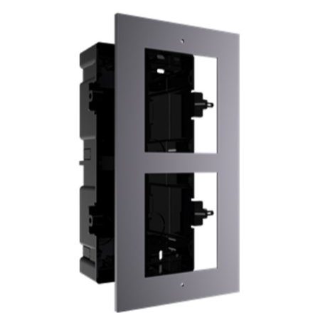 Rama montaj ingropat, pentru interfon modular Hikvision DS-KD-ACF2, 2 module