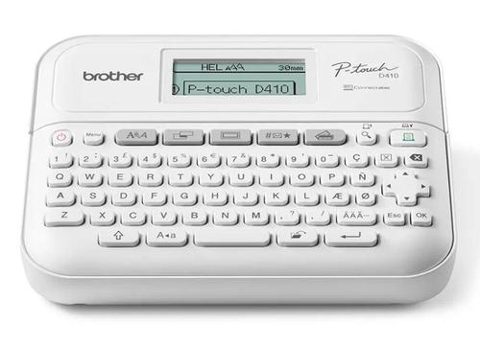 Imprimanta de etichete Brother PT-D410, USB 2.0, 180 DPI (Alb)