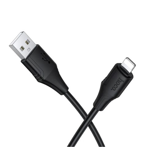 Cablu Date si Incarcare USB-A - Lightning HOCO X124, 18W, 1m, Negru