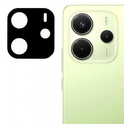 Folie de protectie Camera Spate Techsuit pentru Xiaomi Redmi Note 14 4G (Regional), Sticla Securizata, Neagra