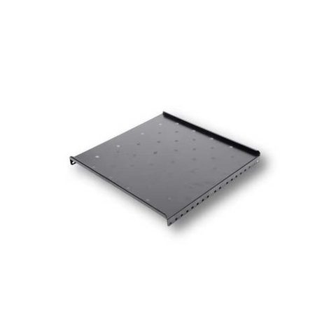 Raft fix 19inch DATEUP RAL 7035, 1U, 300mm, fixare fata in 2 puncte, sarcina 30kg