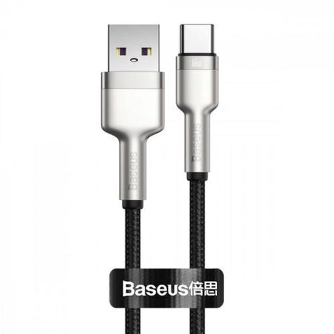 Cablu de date Baseus Cafule CAKF000001, 66 W, USB / USB Type-C, 0.25 m (Negru)