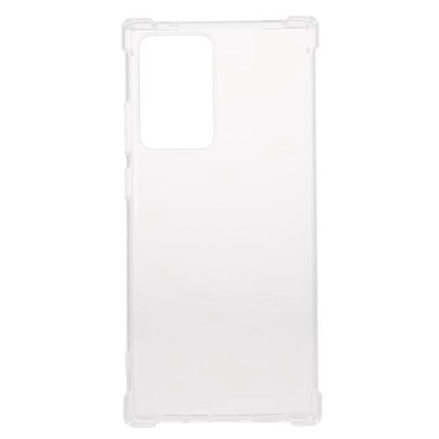 Husa de protectie Spacer pentru Samsung Galaxy Note 20 Ultra, protectie suplimentara antisoc la coltur material flexibil TPU, Transparenta