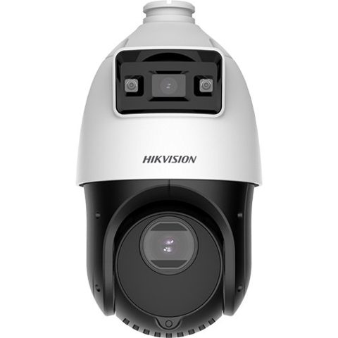 Speed dome IP ColorVu Hikvision DS-2SE4C425MWG-E, 4MP, lentila 2.8mm si 4.8 ~120 mm, TandemVu, DarkFighter IR 100m, lumina 30m, PoE, IP66