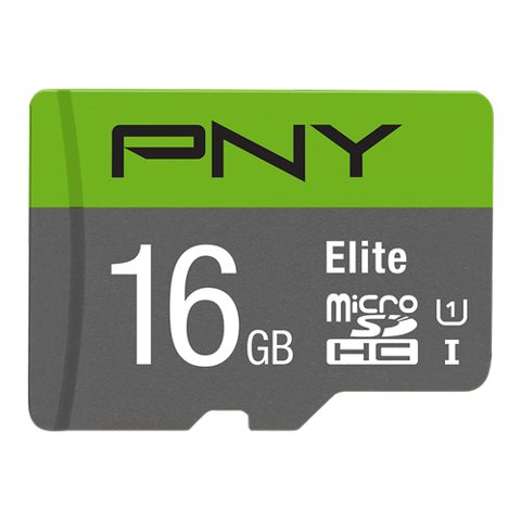 Card de memorie PNY Elite, 16GB, microSDHC, UHS-I U1, Clasa 10, Adaptor SD Inclus