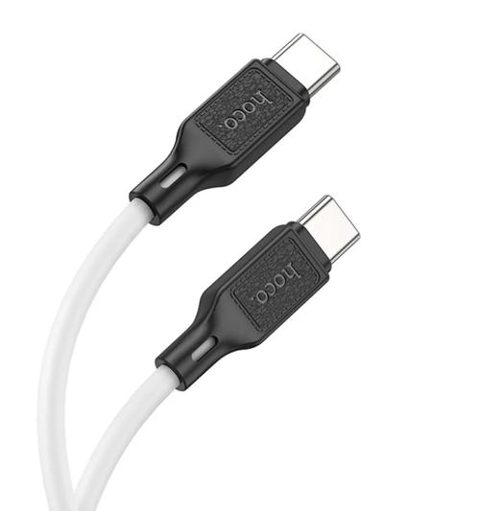 Cablu Date si Incarcare USB-C - USB-C HOCO X90, 60W, 1m, Alb