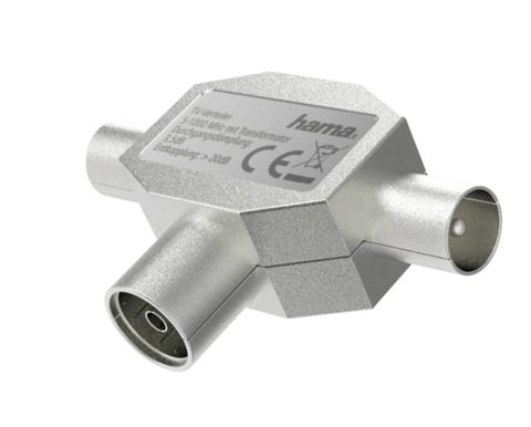 Splitter antena Hama 205236, conector coaxial - 2 mufe coaxiale