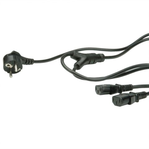 Cablu Y alimentare Schuko la IEC C13 PC & Monitor 2m, 19.99.1022