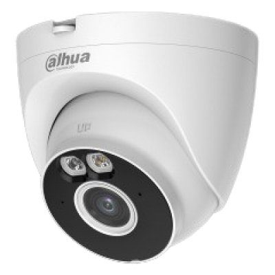 Camera WizSense Turret Dahua IPC-HDW1539DA-SW-PV-0280B-EUR, 5MP, 2.8mm, Smart Dual Light (IR+WL 30m), AI, microfon, difuzor, slot card, IP67, Wi-Fi 6