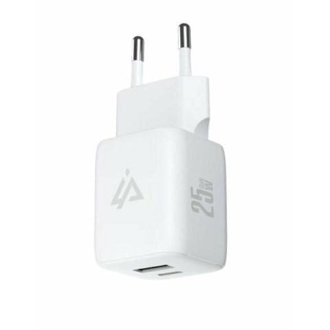 Incarcator Retea iPEAX GaN 25W, USB-C + USB-A (Alb)