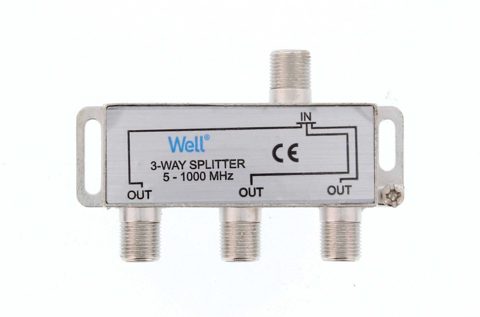Splitter CATV coaxial (antena tv) 3 porturi 1000 MHz, SPLT-FC/3-WL