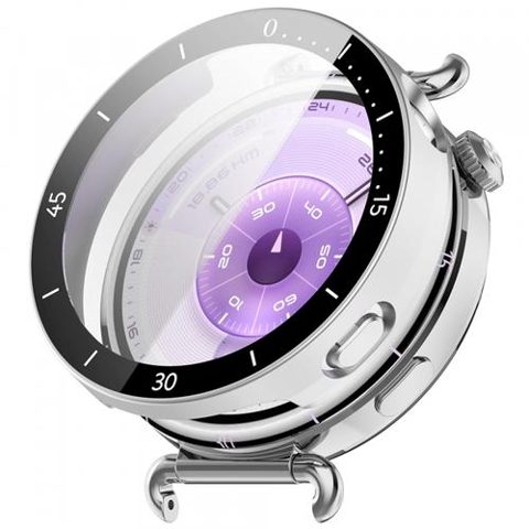 Husa Techsuit Defense360 Pro Bezel pentru Huawei Watch GT 6 41mm (Argintiu)