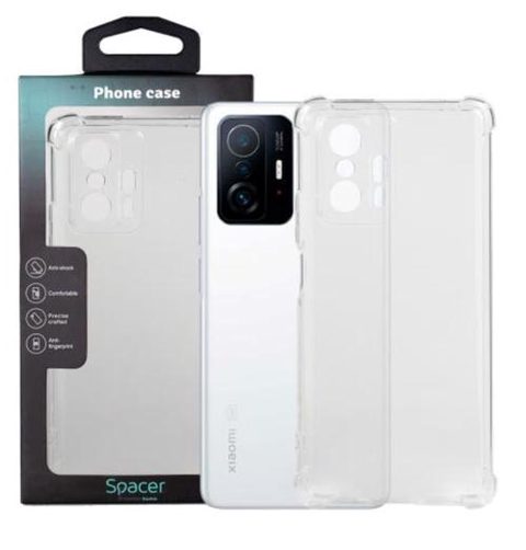 Protectie pentru spate Spacer SPPC-XI-11T-CLR pentru Xiaomi 11T, Transparenta