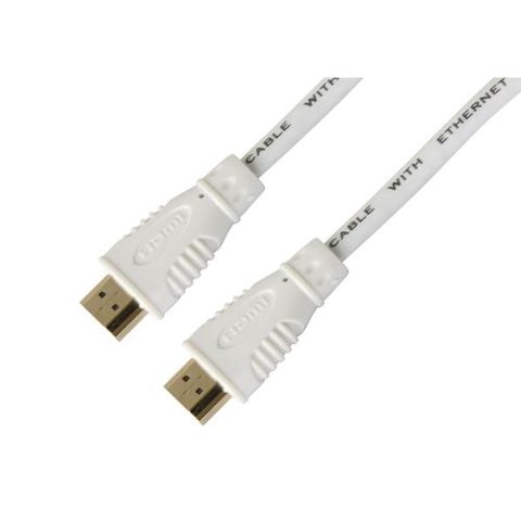 Cablu HDMI tata - HDMI tata, High Speed, 1.5M, 4K @ 60Hz, Techly ICOC HDMI-4-015NWT, Alb