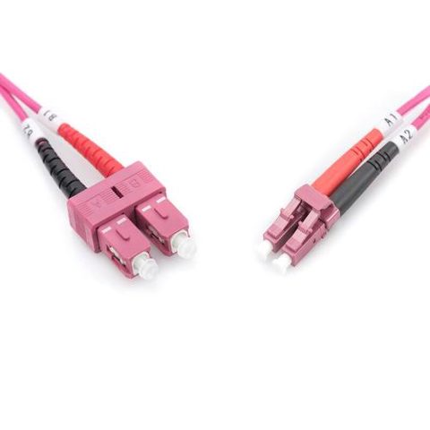 Fibra optica Digitus DK-2533-02/3, LC / LC, OM3, 2m