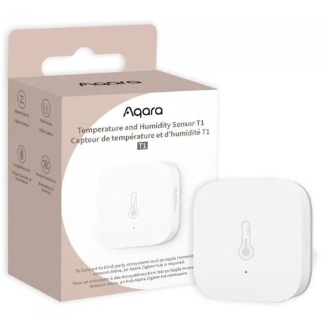 Senzor de temperatura si umiditate Aqara T1, Zigbee, Apple Homekit 6975833352159