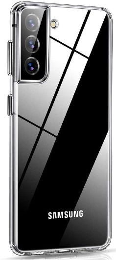 Protectie Spate Devia Crystal Clear DVHSNS21PCC pentru Samsung Galaxy S21 Plus (Transparent)
