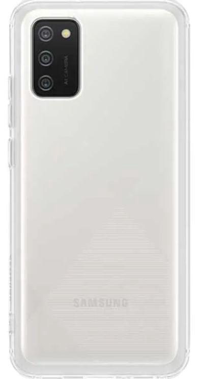 Protectie Spate Samsung Soft Clear EF-QA026TTEGEU pentru Samsung Galaxy A02s (Transparent)