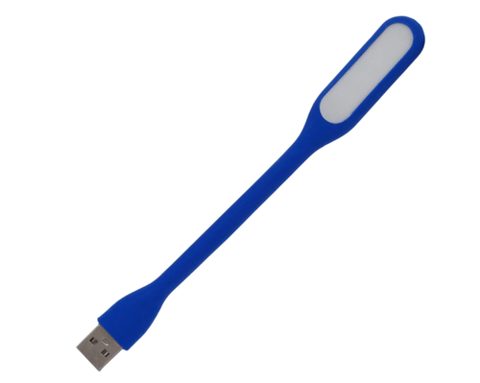 Lampa Light LED Spacer SPL-LED-BL, pentru laptop, flexibila, USB (Albastru)