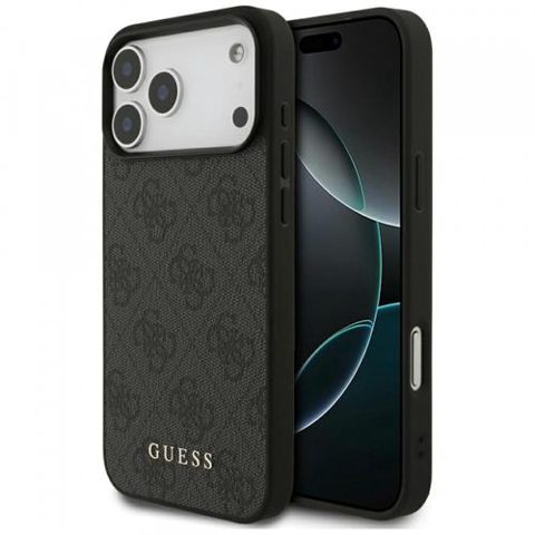 Husa pentru Apple iPhone 17 Pro Max, Guess, 4G Classic (Negru)
