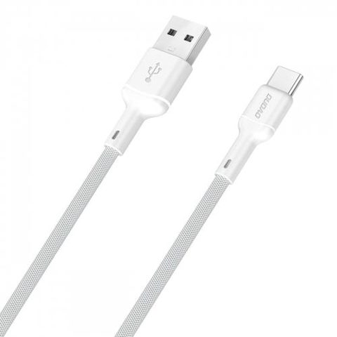 Cablu Date si Incarcare USB-A - USB-C Dudao L9T, 100W, 1m, Alb