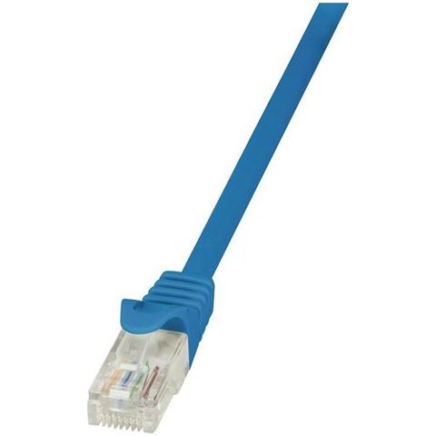 Cablu UTP LOGILINK Cat6, cupru-aluminiu, 2 m, albastru, AWG24, CP2056U