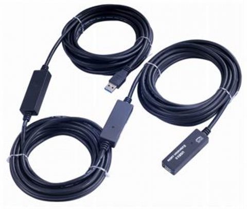 Cablu prelungitor activ USB 3.0 T-M 15m, KU3REP15