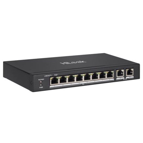 Switch de retea PoE HiLook NS-0310P-60 8 porturi PoE + 2 porturi uplink
