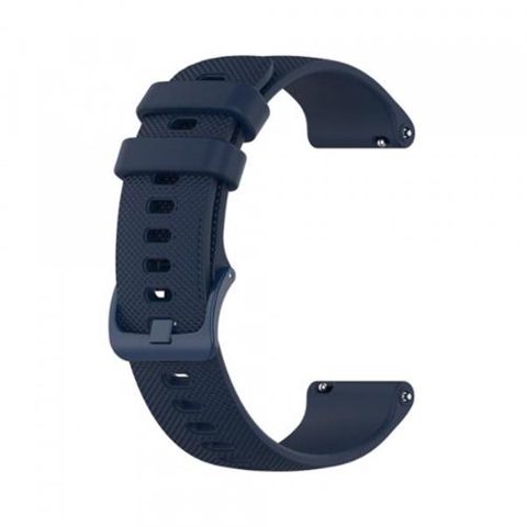 Curea Techsuit W006 pentru Samsung Galaxy Watch / Huawei Watch Series, 22mm, Albastru