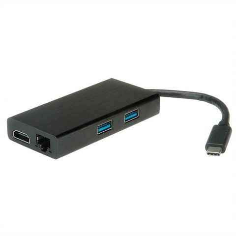 Docking station USB Type C la HDMI 4K30Hz/2 x USB-A 3.2/Ethernet LAN, S3251*