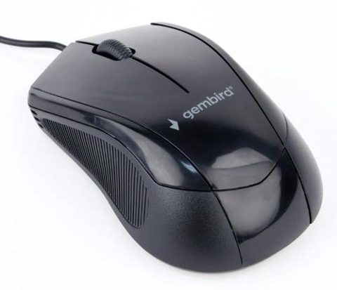 Mouse Gembird MUS-3B-02, 1000 DPI, Optic (Negru)