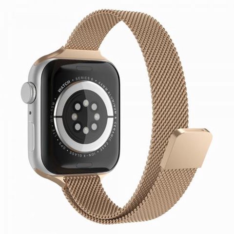 Curea Techsuit W034 pentru Apple Watch 42mm / 41mm / 40mm / 38mm Series, Auriu