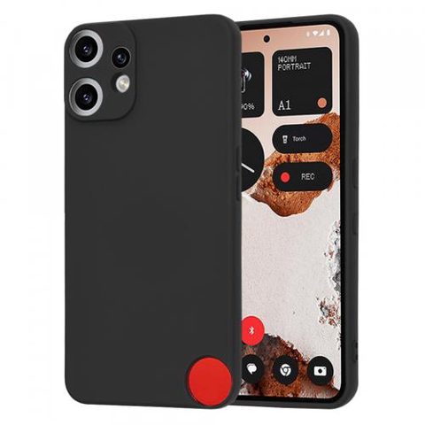 Husa pentru Nothing CMF Phone 2 Pro, Techsuit, SoftFlex, Neagra