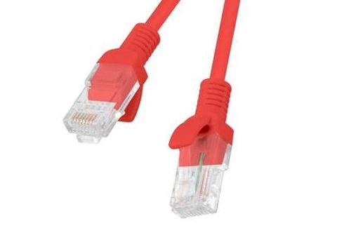 Cablu UTP Lanberg PCU6-10CC-0200-R, CAT.6, 2m (Rosu)