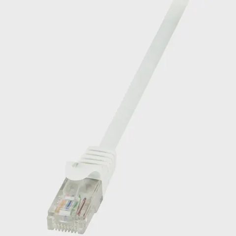 Cablu UTP LOGILINK Cat6, cupru-aluminiu, 7.5 m, alb, AWG24, CP2081U