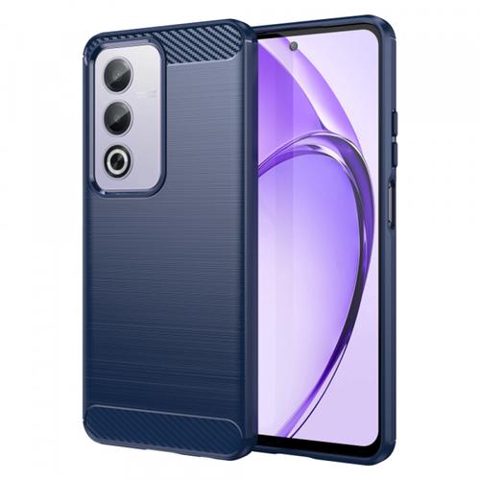 Husa pentru Oppo A80, Techsuit, Carbon, Albastra