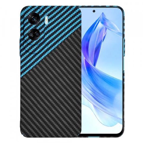 Husa pentru Honor 90 Lite, Techsuit, Carbonite FiberShell, Neagra Bleu