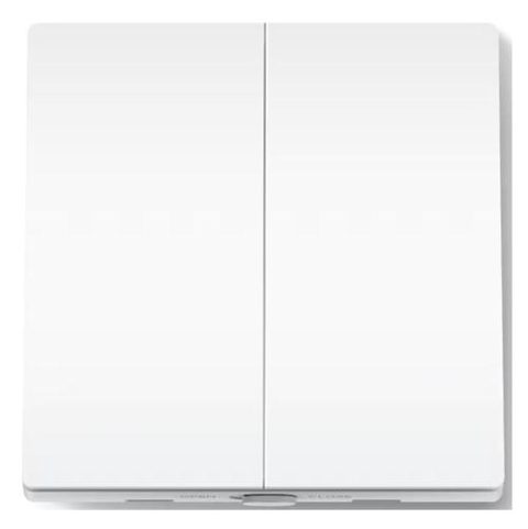 Intrerupator inteligent dublu TP-Link Tapo S220, Wi-Fi (Alb)